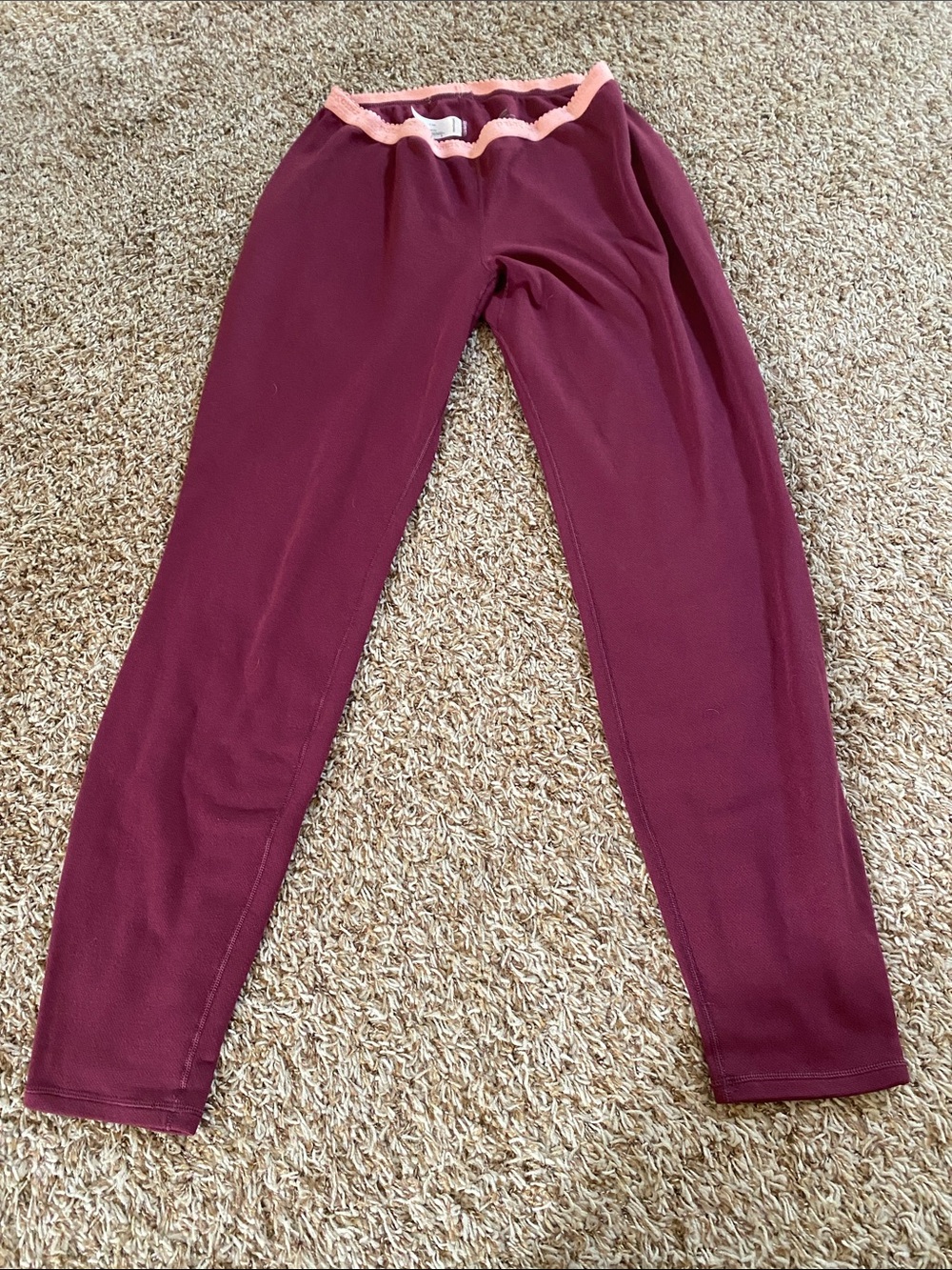 Patagonia Women’s Burgundy bottoms with Pink Waistband